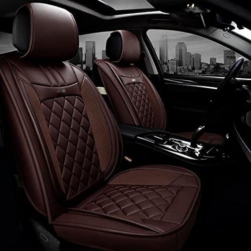 Protège siège voiture café en lot de 2 housses universelles pour Toyota Avensis et Corolla