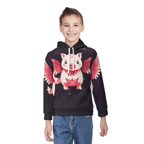 Sweat à capuche cochon pour enfant : finis les pulls froids sans protection