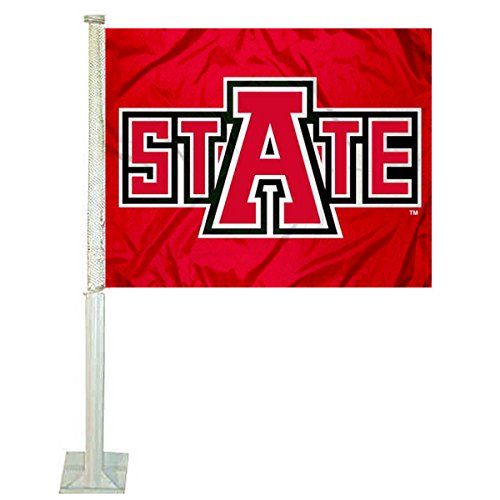 College Flags & Banners Co. A State Red Wolves Car and Auto Flag