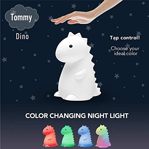Globe Electric 13119 Adorable Multicolor Changing Integrated Led Rechargeable Silicone Night Light thumb #1