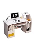 Modern Home Office Desk Study Desk with Drawers for Storage 98 * 40 * 92cm