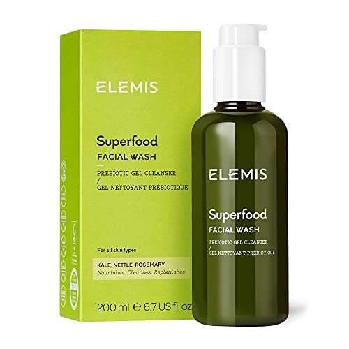 Elemis Superfood Facial Wash | Revitalizing Daily Prebiotic Gel Wash Gently Cleanses, Nourishes, And Balances Skin For A Fresh, Glowing Complexion, 6.7 Fl Oz (Pack Of 1) #TOP3