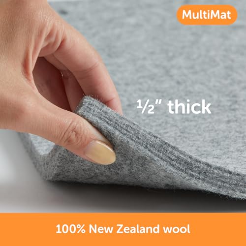 Image of oliso MultiMat Wool Pressing Mat - 14 in x 14 in for Quilting
