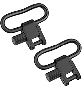 EZshoot 1-1.25 inches Sling Swivel, Sling Clips with Heavy Duty Tri-Lock, 2/4 PCS