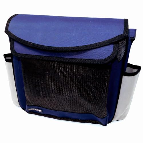 Robship Rope Bag, Mesh Pocket, MK1, Navyline, Medium - Durable Storage and Boating Solution for Ropes and Accessories