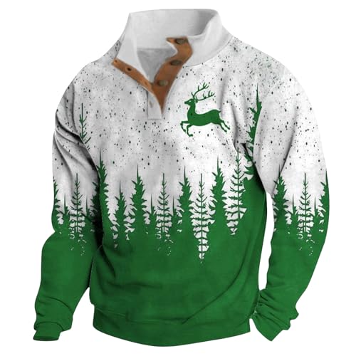 Pull à capuche pour homme avec impression 3D tendance et boucle stylée