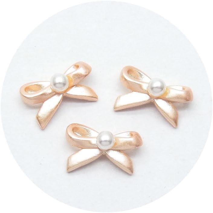 【150円】新品 ピンクパールリボンパーツ 8個 150円】新品 ピンクパールリボンパーツ 8個 【公式通販】