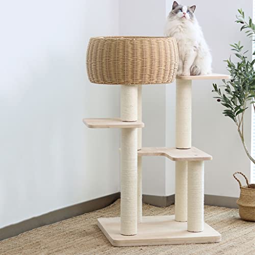 Image of Cat Tree For Large Cats 20 Lbs Heavy Duty, Cat Tower For Large Cats