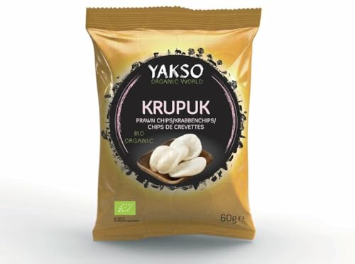 Krupuk bio Yakso 6x60g chips craquantes asiatiques pour apéritif