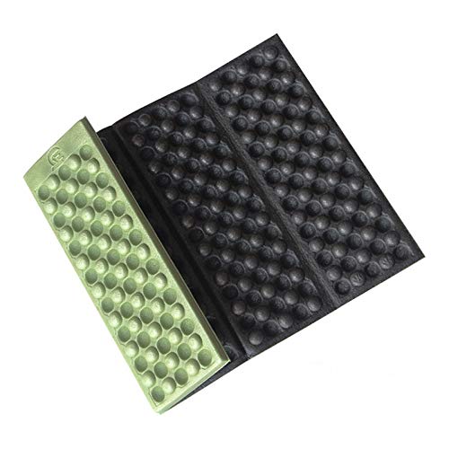 Srutueo Camping Mats Folding Foam Mats Waterproof Sitting Carpet Seat Cushion for Outdoor Camping Picnic Park, Green