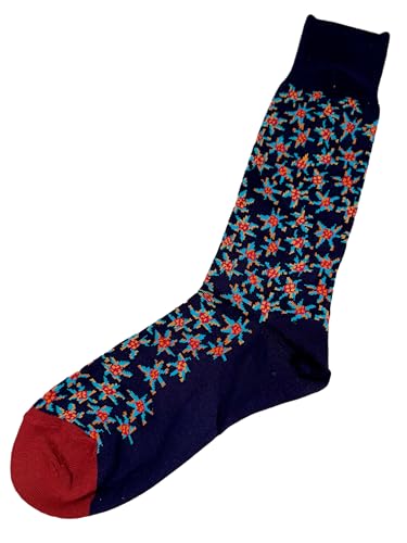 PAUL SMITH MEN'S SOCK TORN FLORAL