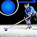 Deekin 12 Pcs Street Hockey Puck Ice Hockey Puck Glow in The Dark Pucks Floor Party Pucks Bulk for Youth Adults Outdoor Gifts Practicing & Training (Blue)