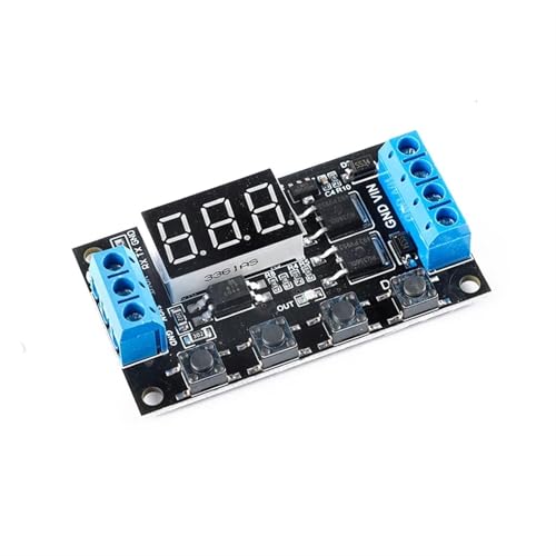Placa de retardo de ciclo MOS 5V-30V con pantalla LED de tres dígitos 2