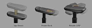 Cougar Explore Royal F Ergonomic Gaming & Office Chair – 155º Recline, Adjustable Height and Tilt Angles, 3D Armrests, Velvet Fabric + PVC Leather Upholstery, Supports Up to 120 kg – Black/Gold