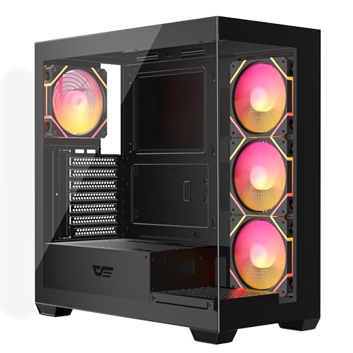 Carcasa de PC darkFlash DS900 para crear un setup gaming panorámico y minimalista en casa