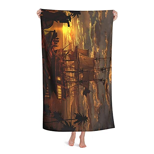 Serviette de plage en microfibre pour vos séances de natation au soleil - 2