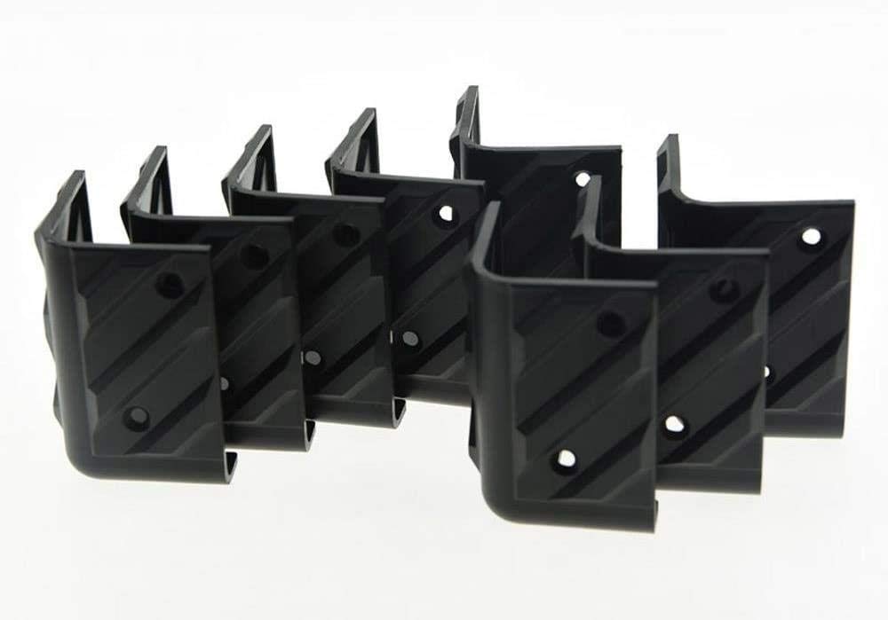 Dopro 8pcs Large Size AMP Amplifier Protector Corner Speaker Corners PA Cabinets Black
