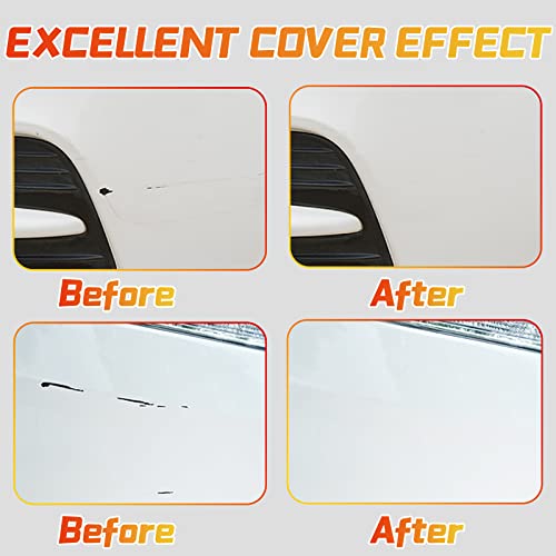 Touch Up Paint For Cars, Automotive White Paint Scratch Repair Two-In-One Touch Up Paint Pen, Quick And Easy Solution To Repair Car Paint Minor Scratches 0.4 Fl Oz #TOP1