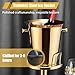 Gold Ice Bucket with Stand, large Champagne Ice Bucket 1.32 gal, Stainless Steel Ice Bucket, 3Ft Tall Ice Bucket for Cocktail Bar Parties