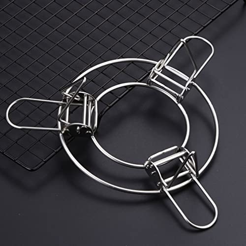 UPKOCH Prateleiras a Vapor de Aço Inoxidável Trivet Dobrável Rack Wok Rack a Vapor Rack de Arrefecim