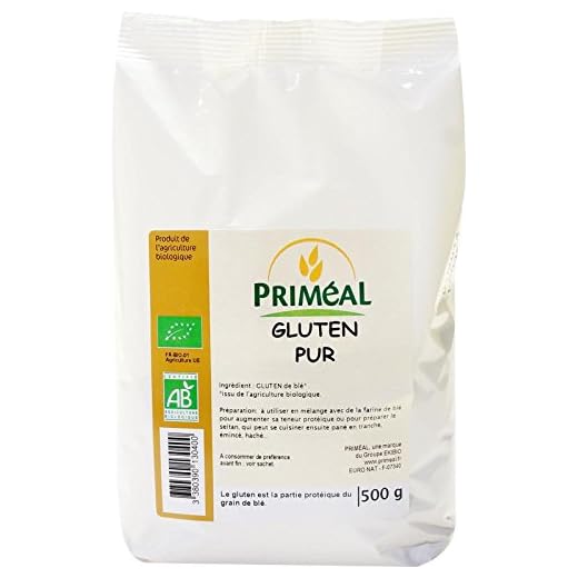 Priméal - BIO - Gluten Pur 500 g 1 Unité