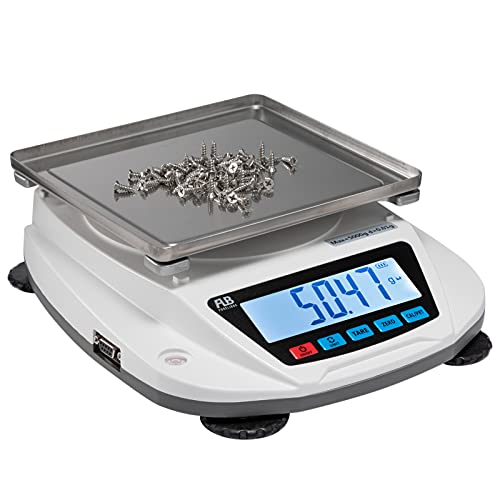 Lab Digital Electronic Analytical Scale – 0.01g Precision Scientific Jewelry Golden Scale – Top Loading Balance Industrial Weighing and Counting 0.01g Accuracy x 2000g, Square Tray