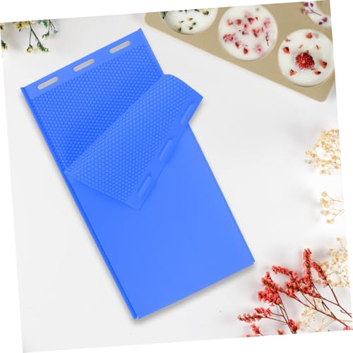 Moule en silicone pour feuille de cire d'abeille bleu flexible - 6