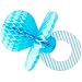 Blue Panda Honeycomb Pacifier Centerpiece Baby Boy Shower Party Decor (6 Pack)