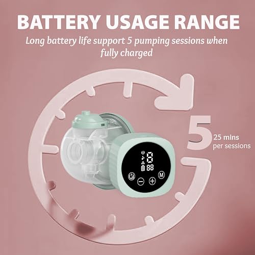 Image of HealthSense Hands-Free Breast Pump Electrical | Electric Breast Pump for Feeding Mothers | Portable & Cordless with 3 Modes & 10 Suction Levels | Lightweight, Rechargeable, BPA-Free Milk Cup | Quiet Operation, LCD Touch Panel, 1-Year Warranty | BP201.