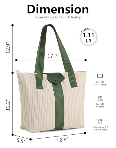 Image of Tote Bag for Women, Lightweight Handbag Bags, Shoulder Hobo Bag for Daily, Travel, School, Teacher