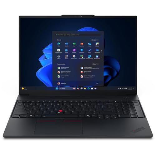 Image of ThinkPad E16 G3, Intel Core 7 240H (E-cores up to 4.00GHz, 24MB), 16 WUXGA Touch, W11P64 US /UK ENG, 16.0GB, 1x512GB SSD M.2 2242 PCIe Gen4 TLC Opal,