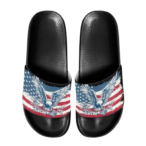 Image of Footwear for Mens Open Toe Athletic Sandals Anti-Slip Sole Slide Sandals Pillow House Flat Shoes Comfortable Slip On Slippers for Indoor & Outdoor
