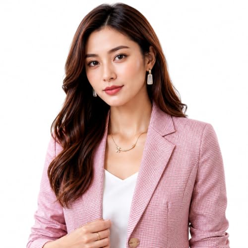 Image of Women's Suit Blazer 3 Piece Office Business Casual Single Breasted Blazer Jacket Pant and Canny Set