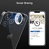 R5 Smart Ring New Intelligent Wearable RFID Device Build-in 13.56mhz 125khz 6 RFID Cards & 128GB Wireless Disk Sharing & 2 Health Stones & Many NFC Functions for iPhone Android (L)