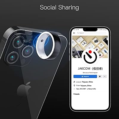 R5 Smart Ring New Intelligent Wearable RFID Device Build-in 13.56mhz 125khz 6 RFID Cards & 128GB Wireless Disk Sharing & 2 Health Stones & Many NFC Functions for iPhone Android (L)