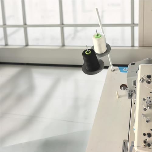 Hilos de coser blancos 4 unidades 7000 yd poliéster miniatura 3