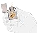 Zippo US Marines Emblem Pocket Lighter, Brushed Chrome