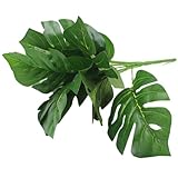 Feuilles de monstera artificielles : parfaites pour les compositions , superbes décorations pour le salon, la table à manger, le bureau, la chambre, la salle de bain, le bureau, la galerie, , les lieux publics et plus , feuille artificielle