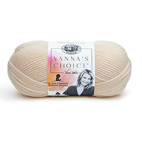 Image of Lion Brand Yarn, Vanna's Choice Premium Soft Yarn for Crocheting, Knitting, and Crafts, Fisherman, 1 Pack