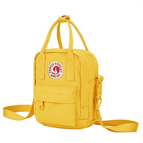 KALIDI Cross-body Bag Small Travel Messenger Bag Handbag Adjustable for Boys,Girls,Men and Women,Burgundy