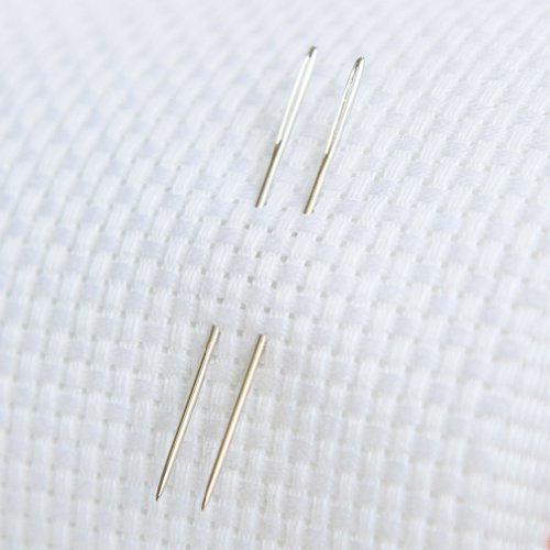 Domei Stamped Cross Stitch Kit, Four Bird Sitting On The Perch, 11.4 X 14.6 Inches #TOP2