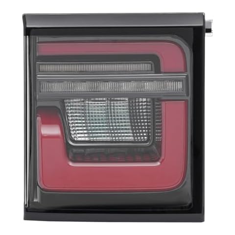 MooneHived Tail light Assembly For 2019 2020 2021 2022 Land Rover Discovery Sport Taillight Rear Brake Lamps Direct Replacement Black Housing Red Light Left Driver Side Assembly (LH) Cover