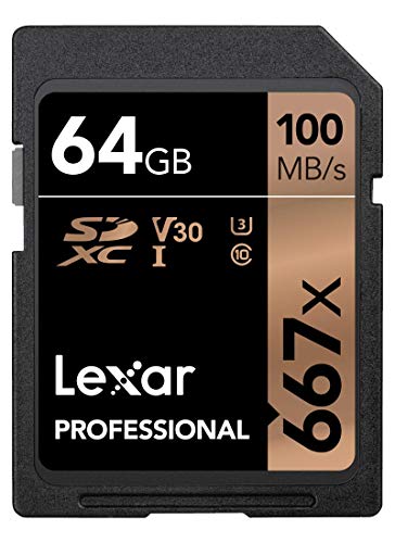 Lexar SDXC Karte 64GB Professional 667x UHS-I V30 U3