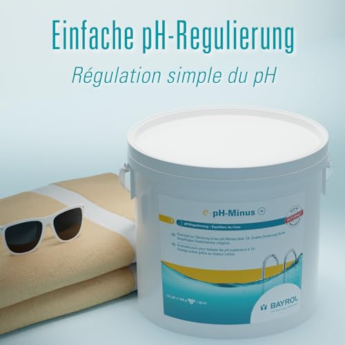 pH-Minus Bayrol e-Granulat 6 kg zur Regulierung des pH-Werts im Pool