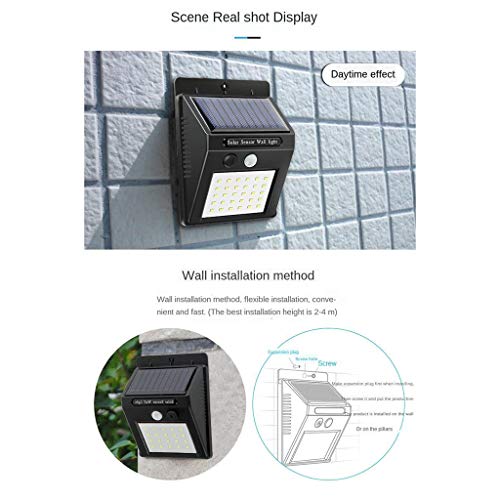 Sensor De Movimento PIR De Luz Solar Brilhante Para Decoração De Cerca De Jardim Doméstico