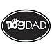 Imagine This Oval Magnet, Dog Dad