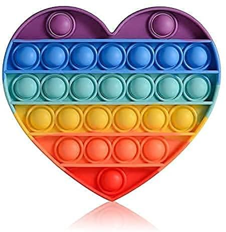 VF Heart Kids Toys Popit Stress Relief Games for Adult Fidget Push Pop It Poppets Toys Girls Unisex (B0CY82ZCCH) Amazon Price History, Amazon Price Tracker