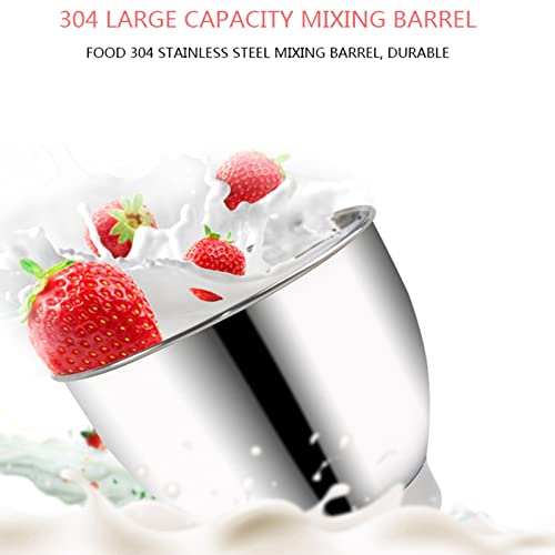 Küchenmaschine,6 Geschwindigkeiten Knetmaschine,10Liter Edelstahlschüssel Rührgerät 500W Zubehör Inbegriffen Ideal Zum… – Bild 8
