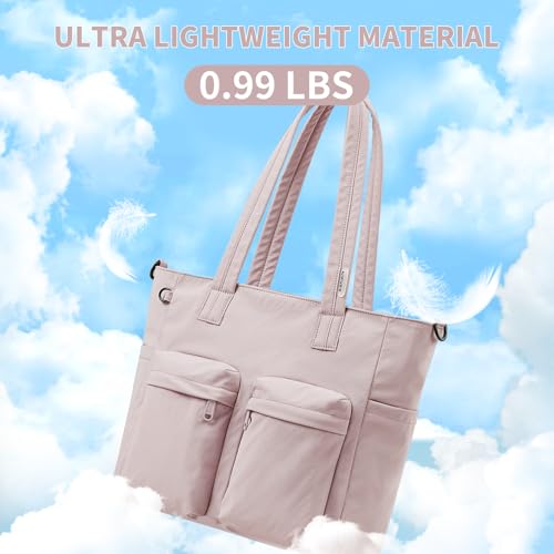 Bolso Tote para mujer resistente al agua con múltiples bolsillos miniatura 3