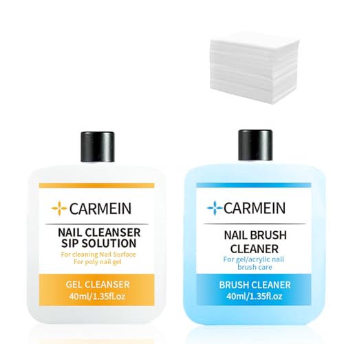 Image of Nail Cleaner & Nail Brush Cleaner - Polyester Nail Gel Essential Kit(Gel Cleanser set D)